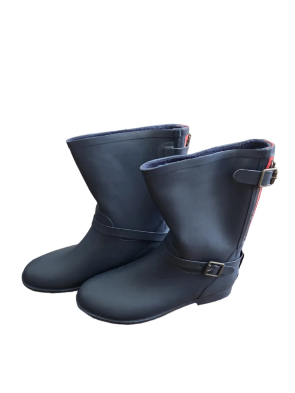 Boden Womens Blue Rain Boots Size 41
